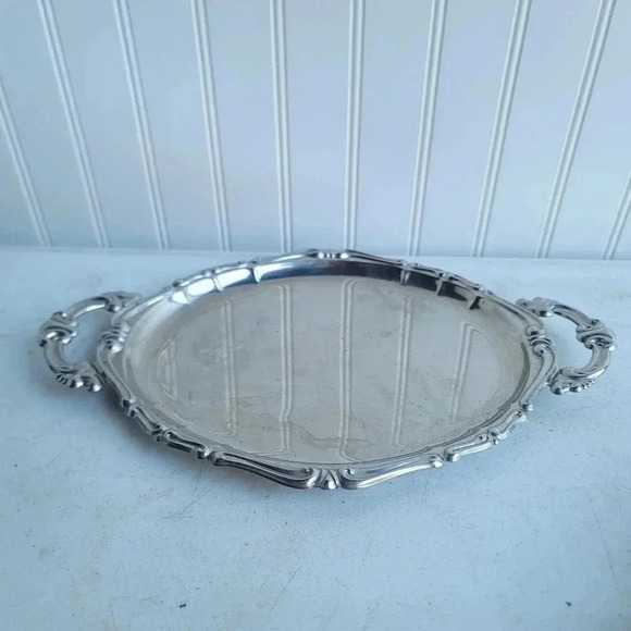 Vintage "Inoxbeck 18/10" Retro Stainless Steel Serving Tray Made In Italy 13"x8" - Picture 1 of 8